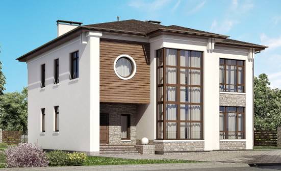 300-005-П Проект двухэтажного дома, современный дом из кирпича Всеволожск | Проекты домов от House Expert