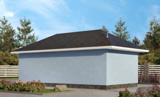 040-001-Л Проект гаража из блока Пикалево | Проекты одноэтажных домов от House Expert