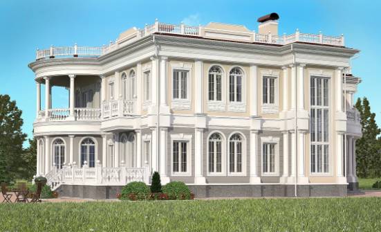 505-001-П Проект двухэтажного дома и гаражом, красивый загородный дом из керамзитобетонных блоков Светогорск | Проекты домов от House Expert