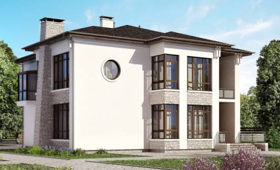 300-005-П Проект двухэтажного дома, современный дом из кирпича Всеволожск | Проекты домов от House Expert