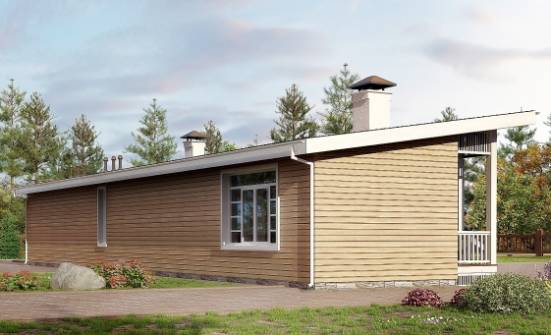 110-004-Л Проект бани из кирпича Кингисепп | Проекты одноэтажных домов от House Expert