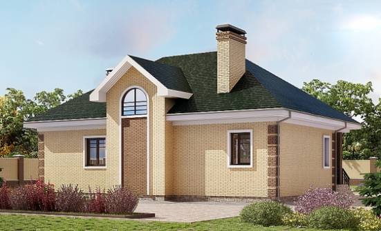 150-013-Л Проект двухэтажного дома мансардой, бюджетный дом из кирпича Тосно | Проекты домов от House Expert