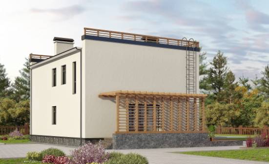 215-002-Л Проект двухэтажного дома, простой домик из блока Лодейное Поле | Проекты домов от House Expert