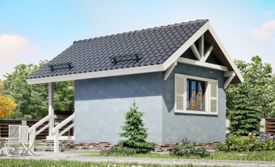 020-001-П Проект одноэтажного дома, современный дом из дерева Луга | Проекты домов от House Expert