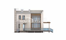 185-001-П Проект двухэтажного дома, простой загородный дом из арболита, Лодейное Поле