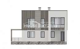 150-017-П Проект двухэтажного дома, недорогой домик из газобетона, Отрадное