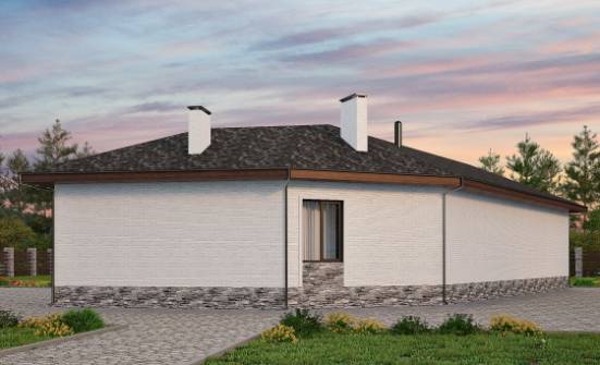 145-001-Л Проект бани из керамзитобетонных блоков Тосно | Проекты одноэтажных домов от House Expert
