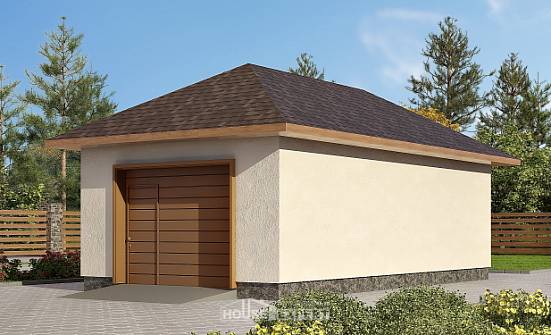 040-001-П Проект гаража из газосиликатных блоков Лодейное Поле | Проекты домов от House Expert