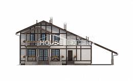 250-002-Л Проект двухэтажного дома с мансардой и гаражом, уютный домик из кирпича Светогорск, House Expert