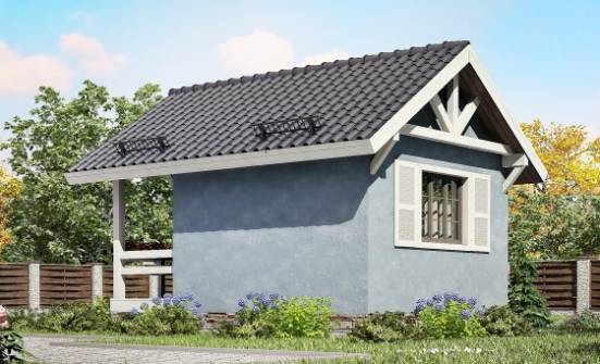 020-001-Л Проект одноэтажного дома, бюджетный домик из бревен Сосновый Бор | Проекты домов от House Expert