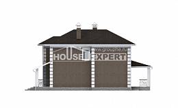 185-002-П Проект двухэтажного дома, бюджетный домик из пеноблока Кировск, House Expert